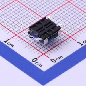TS-1047A-A3B3-D2 Tactile Switch SMD Switch Single Pole Single Throw Round Button 2.5N Vertical Mount - Product Image 2
