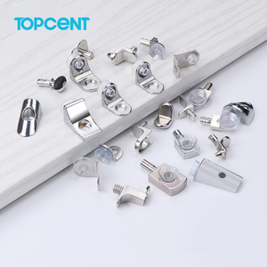 TOPCENT Giá Đỡ Gắn Kính Giá Đỡ Chốt Kim Loại Trong Suốt Cho Tủ Quần Áo Tủ Chén Tủ Quần Áo - Product Image 6