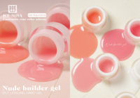 ICE NOVA LED Nude Builder Gel 54 Couleurs Extension Gel 3D Sculpt Sculpture Constructeur Construction Ongles Gel Vernis Personnalisable OEM
