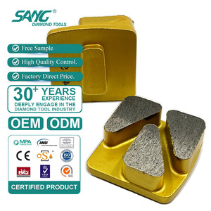 Bloc abrasif diamanté OEM SANG de qualité supérieure Redi Lock Metal Bond, haute efficacité, résistant à l'usure, pour sols en béton - Product Image 1