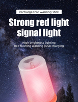 Feux de signalisation routière LED clignotants rouge-vert BOLI avec base magnétique 3M, réflecteur prismatique haute intensité pour avertissement routier