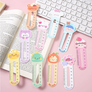 Marcapáginas de madera con diseño de dibujos animados, artículo de papelería creativo, regalo para estudiantes de primaria, pequeño regalo, marcapáginas infantil para lectura. - Product Image 3