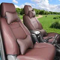 Housse de siège en tissu lin pour Toyota Land Cruiser Prado, ensemble  complet de housses de siège pour accessoires de voiture, 5 et 7 sièges
