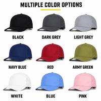 Casquette de baseball X&K rose écologique à calotte haute, broderie 3D, sportive, 5 panneaux, en polyester perforé au laser, pour mariage et club