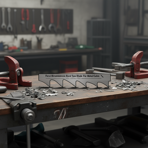 Hoja de sierra de cinta bimetálica Fervi para corte de metal 1/2 pulg. x 0.035 pulg. x 10 pies - Product Image 3