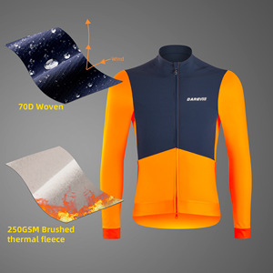 Veste de cyclisme coupe-vent Darevie Manufacturer Sports Zephyr, en nylon, <span class=keywords><strong>tissu</strong></span> extensible quadridirectionnel, veste de vélo. - Product Image 3