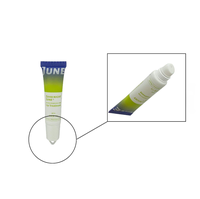 Emballage cosmétique personnalisé en PE recyclable, tube pour gloss et baume à lèvres, 3-20 ml, bouchon à vis, trou pour porte-clés, amovible, soins de la peau