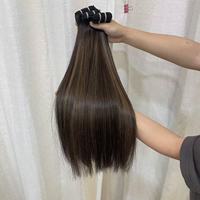 Haute qualité 100% cheveux indiens bruts vague naturelle extensions de cheveux en vrac et faisceaux cuticule intacte du fournisseur Chine Henan