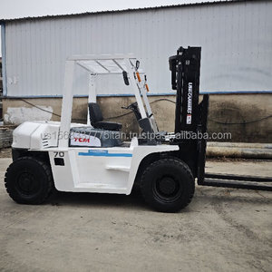 Hot Sale Used TCM 70 Forklift 7 Ton with Japan TCM Engine 2022 <b>Model</b> 4X4 AWD Solid Tire - Product Image 6