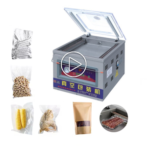 DZ-400/2F Automatic Single Table Samber Electric Vacuum Packing Machine Double Sealing Strip Long Seal Big Chamber Foods Paper - Product Image 1