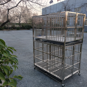 Lizedirler yeni paslanmaz çelik kafes, çok katmanlı anne ve çocuk evcil hayvan kafesi köpek kafesi - Product Image 3