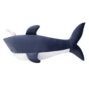 קידום מתנה מותאם אישית OEM חמוד כריש ממולא בפלאש צעצוע בובת ילד בעלי החיים בפלאש צעצועים