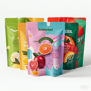 Impression personnalisée Ziplock bain Standup pochette à fermeture éclair Doypack emballage bas quantité minimale de commande impression numérique emballage alimentaire pour sachet de thé BOPP plastique - Product Image 4