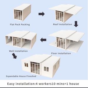 Villa conteneur de luxe extensible, maison modulaire pliable moderne, grand espace pour les <span class=keywords><strong>loisirs</strong></span> et l'usage commercial - Product Image 6