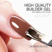 AiBevoow Nouvelle Arrivée Private Label UV Nail Gel Supplies Low quantité minimale de commande Color Rubber Base Coat Gel Base Gel in 15ml Bottles