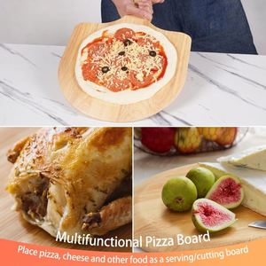 Piedra para Hornear <span class=keywords><strong>Pizza</strong></span> de Acero Inoxidable de 15 Pulgadas, Media Luna, <span class=keywords><strong>la</strong></span> <span class=keywords><strong>Más</strong></span> <span class=keywords><strong>Grande</strong></span>, Giratoria, de Doble Cara, con Asas, para Hornear Productos Grandes y Pequeños - Product Image 6