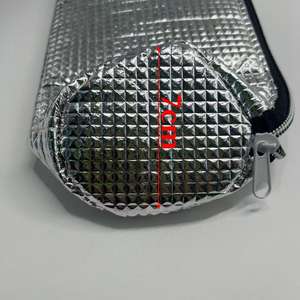 Funda portátil aislante para biberón, bolsa de almacenamiento de papel de aluminio con cierre de cremallera para uso en cochecito - Product Image 5