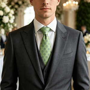 Corbatas de Seda Clásicas de Nuevo Diseño para Hombre, Corbatas de 7 cm con Estampado a Cuadros y Rayas, Corbatas de Seda Formales para Negocios y Bodas - Product Image 4