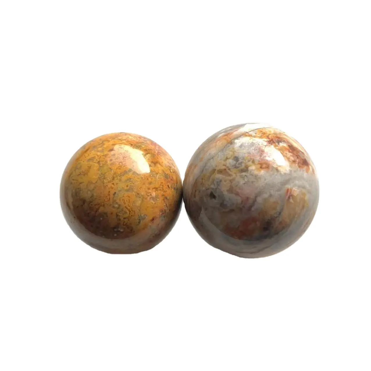 Fabricantes naturais cura cristais bola crazy agate esfera para decoração