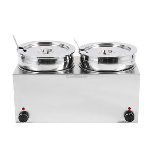 Calentador de Queso Fundido Eléctrico de Acero Inoxidable Plateado, Dispensador de Queso Nacho con Bomba Calefactora, CA 110-240 V - Product Image 2