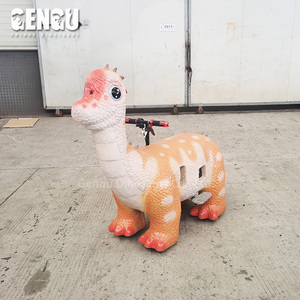 Pequeño Dinosaurio Montable para Niños para Centros Comerciales, Eventos Públicos y <span class=keywords><strong>Parques</strong></span> <span class=keywords><strong>de</strong></span> Aventuras, Hecho <span class=keywords><strong>de</strong></span> Metal Resistente - Product Image 2