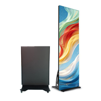 Écran d'affichage LED intelligent P2.5, affichage publicitaire numérique sur pied, signalisation numérique Full HD, animation intérieure, texte, agence, centre commercial