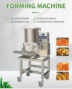 Machine de formage de galettes de viande entièrement automatique à haute efficacité pour l'industrie, machine à galettes de burger rondes, ovales et carrées pour usine alimentaire - Product Image 1