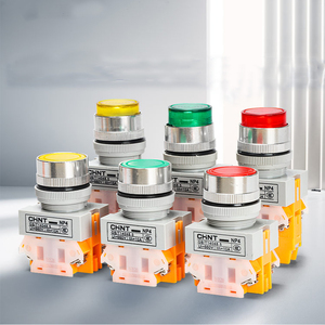 NP4-11BN Self-reset Flat Head <b>Push</b> <b>Button</b> <b>Switch</b> 24V220V Normally Open Normally Closed Red Green and Yellow - Product Image 5