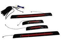 Pour Toyota Camry 2018-2026 8ème et 9ème génération, bande de seuil de porte lumineuse bleue, éclairage LED intégré, couvre-seuil, lumières de bienvenue pour Camry