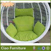 Chaise suspendue en forme d'œuf pour terrasse, base métallique, haute qualité, prix de gros en gros, directement de l'usine, en vente