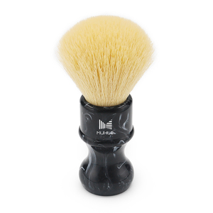 Brosse à raser <span class=keywords><strong>de</strong></span> <span class=keywords><strong>bonne</strong></span> <span class=keywords><strong>qualité</strong></span> avec manche en résine, outil <span class=keywords><strong>de</strong></span> salon <span class=keywords><strong>de</strong></span> coiffure pour hommes, brosse à raser en poils synthétiques <span class=keywords><strong>de</strong></span> <span class=keywords><strong>blaireau</strong></span> - Product Image 2