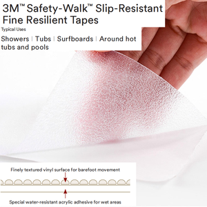 <span class=keywords><strong>Cinta</strong></span> <span class=keywords><strong>de</strong></span> Seguridad 3M 220 Transparente para Áreas <span class=keywords><strong>de</strong></span> Tráfico sin Piso - Product Image 2