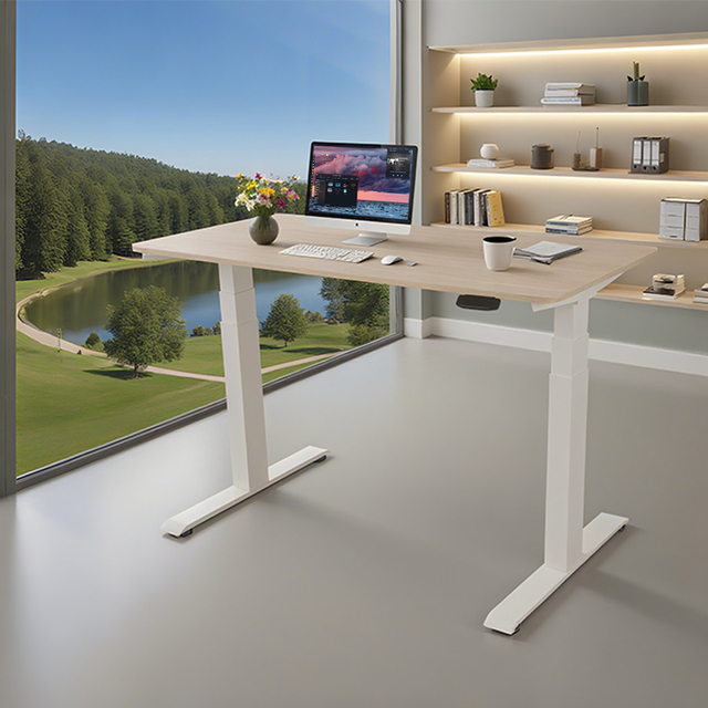 Fast Assemble Design Dual Motor Height Adjustable Standing Desk Frame for Electric Adjustable Height Office Computer Desk
