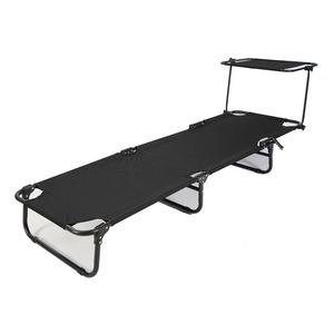 Modern Outdoor Sun Bed with Sunshade Patio Project Leisure Sunbed <b>Chair</b> Loungers for Courtyard Pool Swimming Area Recreation - Product Image 3