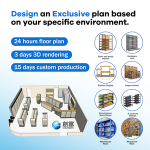 Scaffale Espositivo Regolabile a Doppio Lato per Supermercati, <span class=keywords><strong>in</strong></span> Acciaio, <span class=keywords><strong>Dimensioni</strong></span> Personalizzabili, Certificato ISO9001/CE/TUV/BV - Product Image 5