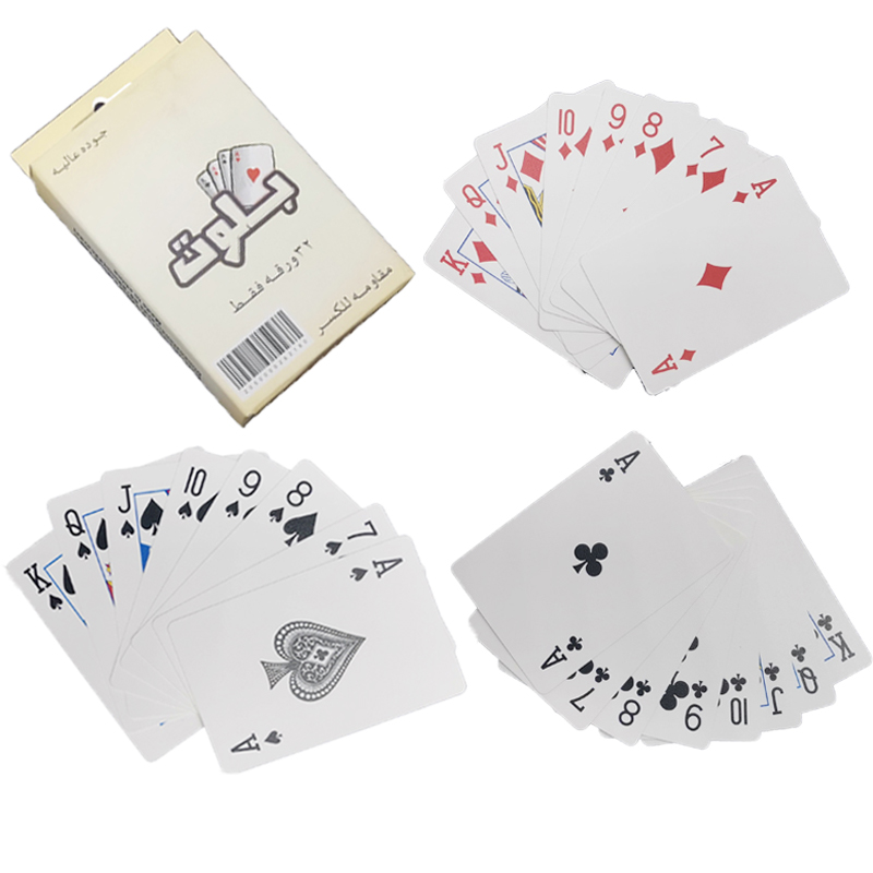 Долговечные водонепроницаемые игральные карты из ПВХ, пластиковые игральные карты с пользовательским логотипом, с руководством