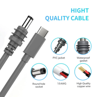 Kabel Daya DC Mini Starlink Portabel 18AWG USB-C Produk Baru Pengganti Kabel Lama