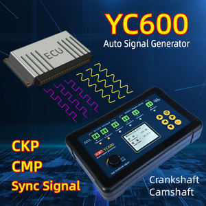 YC600 מחולל אותות גל ארכובה וגל זיזים מסונכרנים לרכב/משאית/אוטו, סימולטור אותות CKP/CMP - Product Image 3