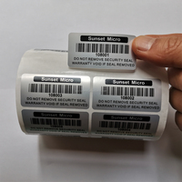 Etiqueta Adhesiva Personalizable al por Mayor con Código QR Anti-Falsificación, Rollo de Etiquetas con Número de Serie Variable, Código de Barras, Embalaje PET