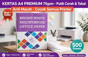 กระดาษพรีเมียมสีขาว A4 HVS 75 แกรม สำหรับการพิมพ์เอกสารที่คมชัด การถ่ายเอกสาร และการใช้งานในสำนักงานทั่วไป - Product Image 2