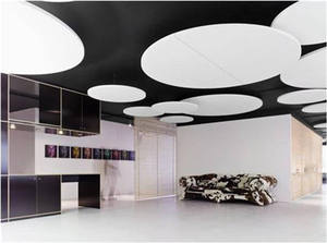 Panneau acoustique suspendu <span class=keywords><strong>au</strong></span> <span class=keywords><strong>plafond</strong></span>, de haute qualité NRC 0.9, nuage acoustique - Product Image 4