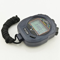 Tianfu TF-C300 Stopwatch Kronograf Tiga Baris 300-Lap Bahan ABS Tahan Air Desain Anti-Selip Penghitung Waktu Mundur