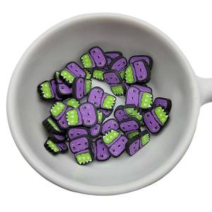 Witch's Brew Haunted <strong>Pot</strong> Sprinkle Purple Halloween Polymer Clay Slices Confetti <strong>Slime</strong>, Decor, Resin Supplies,Snowglobes - Product Image 4