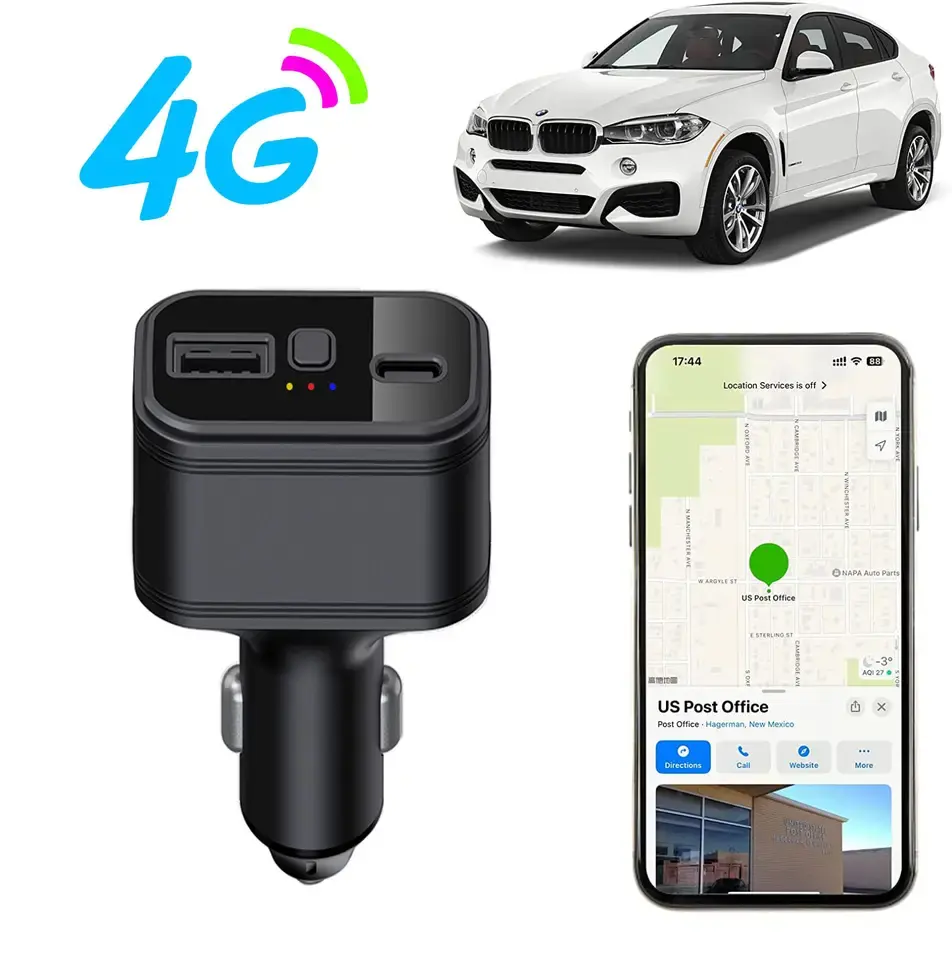 Winnes 4G GPS Tracker fácil instalar Localizador de isqueiro do carro sem fio gps dispositivo de rastreamento TK818 4g localizador gps anti-lost