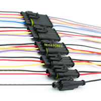 Connecteur Électrique Automobile Étanche XIPU Série 1.5 (1P-6P) Mâle-Femelle PA GF pour Faisceau de Câbles Automobile
