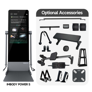 IMBODY POWER S Station de musculation intelligente, miroir de <span class=keywords><strong>fitness</strong></span>, machine de musculation multifonctionnelle, équipement d'entraînement de force, entraîneur à domicile - Product Image 4