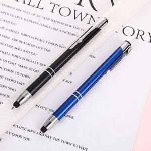 Eco Friendly Multi Color 0.7Mm Aluminum Ballpoint Touch Screen Pen Portable Business Office Writing Good <b>Helper</b> - Product Image 1
