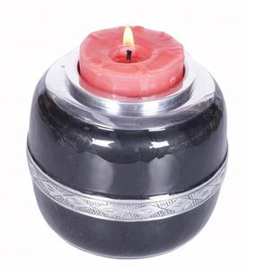 Urne à bougie commémorative en métal - Product Image 1