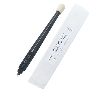 PMU Poignée Stylo Micro Baldes Titulaire Microblading Outil Jetable Noir Sourcil <span class=keywords><strong>Tatouage</strong></span> 18U u Nano Maquillage Permanent - Product Image 3