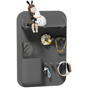 Bán buôn tùy chỉnh Silicone lưu trữ Bàn trang điểm lưu trữ giải pháp hộp công suất lớn - Product Image 1